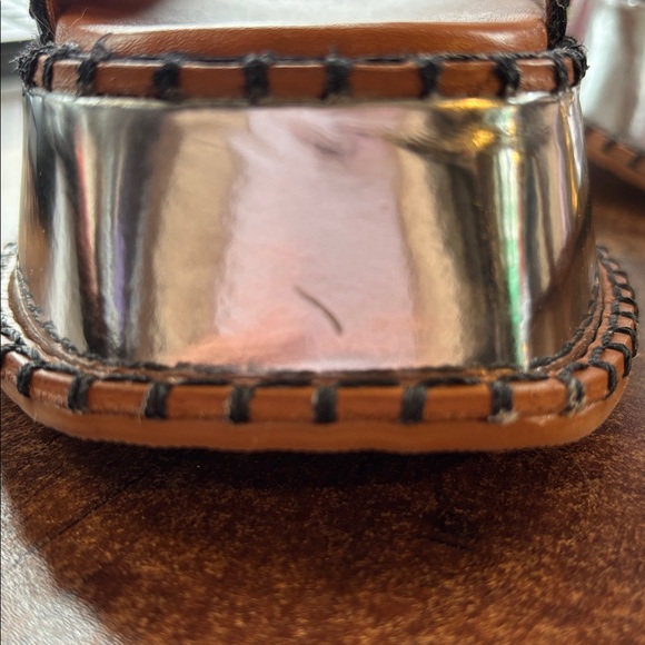 Farm Rio Sample Silver Wedge Mule Sandal - Picture 13 of 14